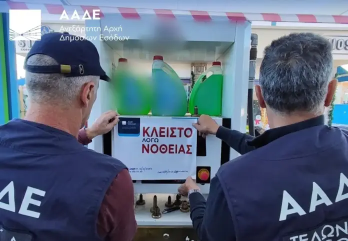 Κλείσιμο δύο πρατηρίων καυσίμων σε Βόλο και Κιλκίς λόγω νοθείας