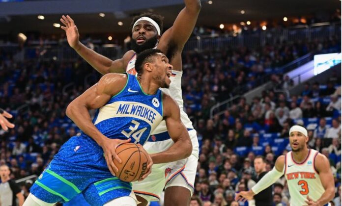 Οι εντυπωσιακές στιγμές του Γιάννη στην αναμέτρηση με τους Νικς