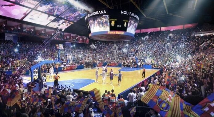 Οπαδοί της Μπαρτσελόνα εγκατέλειψαν το Παλάου Μπλαουγκράνα έπειτα από συμπλοκές με φιλάθλους της Ζάλγκιρις